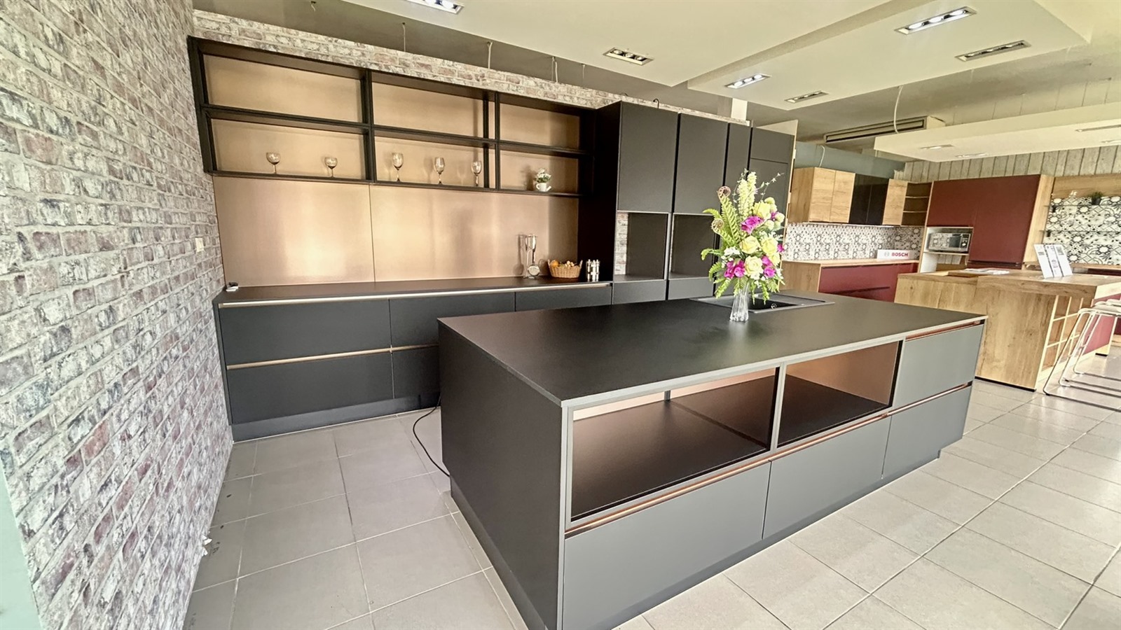Elegant modern kitchen interior design